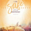 front side of safe psalm 23 scripture card